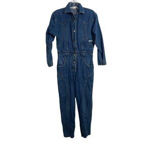 Vintage 90s IDEAS Denim Jumpsuit – Size 7/8